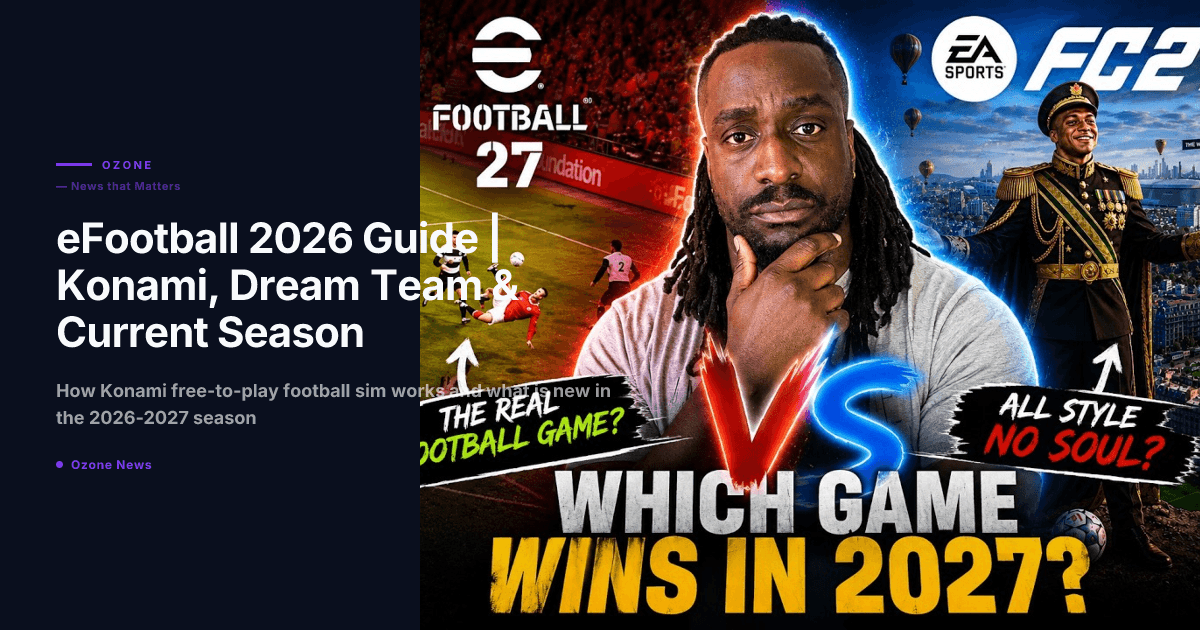 eFootball 2026 Konami free to play Dream Team v6.0.0 season guide