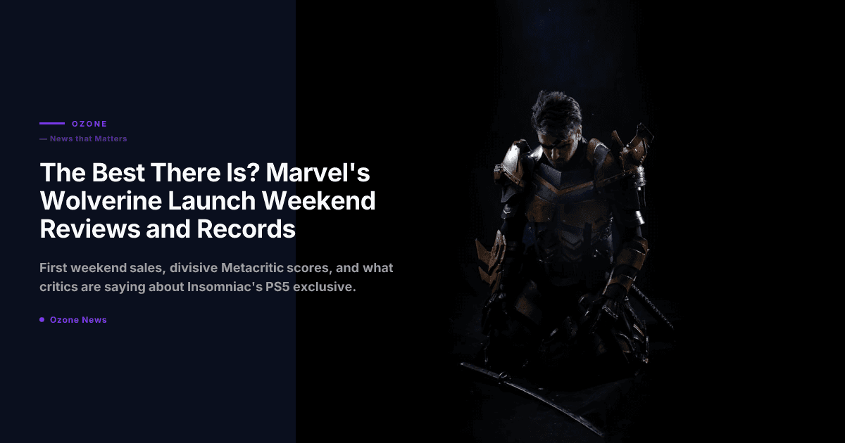 Marvel's Wolverine launch weekend sales reviews Metacritic Insomniac PS5 2026