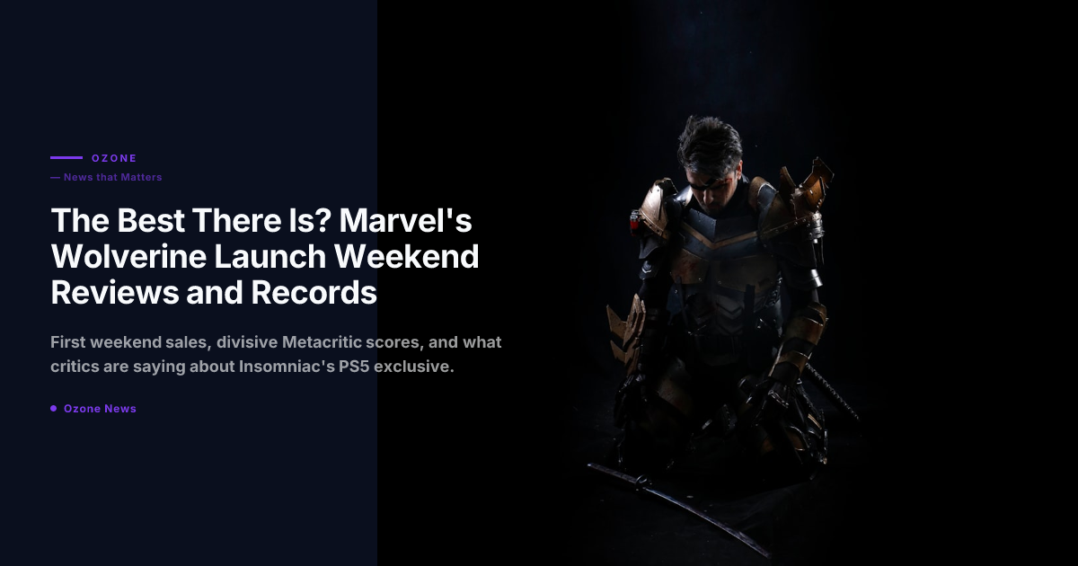 Marvel's Wolverine launch weekend sales reviews Metacritic Insomniac PS5 2026